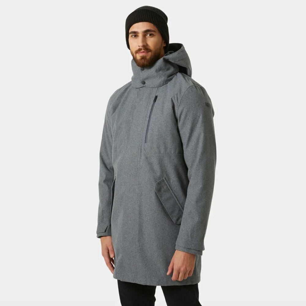 Helly Hansen Men’s Urban Lab Helsinki Waterproof 3-in-1 Coat, Charcoal Grey, 2XL